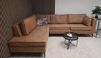 ‼️mooie cognac hoekbank‼️gereinigd‼️, Huis en Inrichting, Banken | Bankstellen, Ophalen, 150 cm of meer, Vierpersoons of meer
