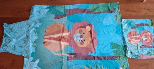 Peuter dekbedovertrek leeuw, 120x150, met kussensloop, ZGAN!, Kinderen en Baby's, Kinderkamer | Beddengoed, Zo goed als nieuw