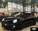 MINI COOPER CABRIO AUT 136 pk 1 EIG NAVI H-LEDER UNION JACK, Auto's, Mini, 136 pk, Gebruikt, 4 stoelen, Leder en Stof
