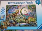 Gave dinosaurus puzzel ravensburger 200 stukjes, Ophalen, Meer dan 50 stukjes, Zo goed als nieuw, 6 jaar of ouder