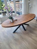 Mango Houten Eettafel Ovaal, Ophalen, 100 tot 150 cm, 200 cm of meer, Zo goed als nieuw