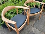 NIEUW!! HANS J. WEGNER  - STOELEN TWEE STUKS, Huis en Inrichting, Stoelen, Ophalen, Twee, Nieuw, Hout