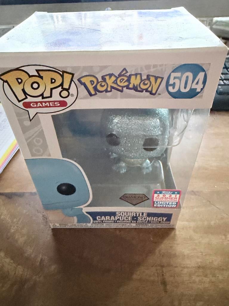 Funko Pop! Games Pokémon Squirtle Diamond Limited Edition, Verzamelen, Ophalen of Verzenden, Nieuw
