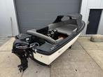 Nette Riga 470 Sloep Compleet incl. Mercury 15PK 4-takt, Watersport en Boten, Sloepen, 10 tot 30 pk, Gebruikt, Wfwatersport@botenverhuurhoorn.nl