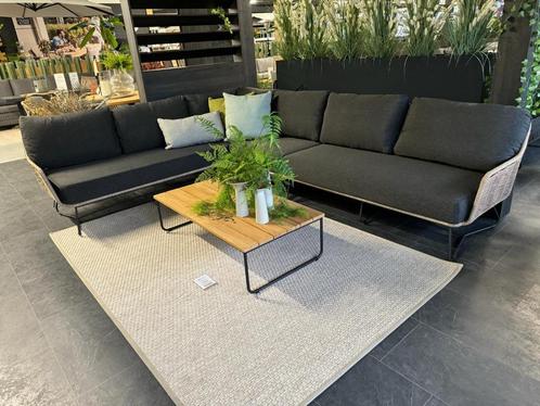 Loungehoek Belmond 4 Seasons Outdoor, Tuin en Terras, Tuinsets en Loungesets, Zo goed als nieuw, Loungeset, Wicker, 5 zitplaatsen