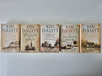 Complete Kingsbridge Saga - Ken Follett beschikbaar voor biedingen