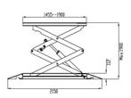Schaarhefbrug 3000kg WKS3050B, Auto diversen, Autogereedschap, Ophalen, Info@wolftools.nl, Wolf Tools, Nieuw