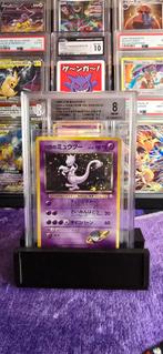 Mewtwo Holo - Gym Booster 2 - BGS 8 1999, Ophalen, Zo goed als nieuw, Losse kaart, Foil