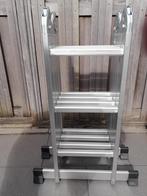 Aluminium vouwladder 370 cm lang, Doe-het-zelf en Verbouw, Ladders en Trappen, Zo goed als nieuw, Ophalen