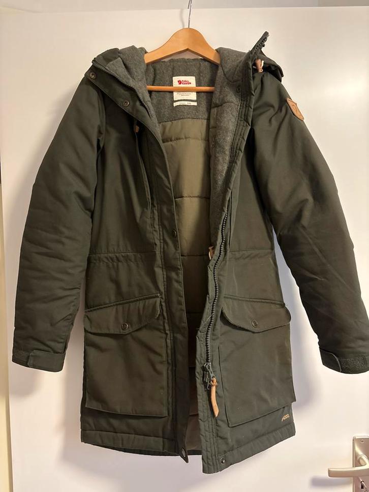 Fjallraven Singi Wool Padded Parka W groen XXS - Nieuwstaat!, Kleding | Dames, Jassen | Winter, Nieuw, Maat 34 (XS) of kleiner