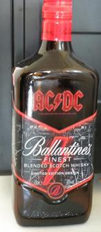 Fles van Ballantines met AC/DC., Verzamelen, Merken en Reclamevoorwerpen, Ophalen of Verzenden, Zo goed als nieuw