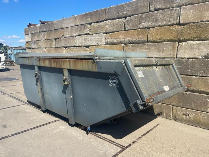 10 m³ container met hydraulische klep, Zakelijke goederen, Machines en Bouw | Keten en Containers, Ophalen of Verzenden