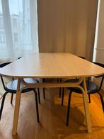 Tafel en stoelen, Ophalen, Zo goed als nieuw, 50 tot 100 cm, Minder dan 100 cm