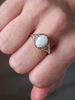 Australisch Opaal,vintage,linda'sopal,19.5, 14 karaat., Ophalen of Verzenden, Goud, Ring, Met edelsteen