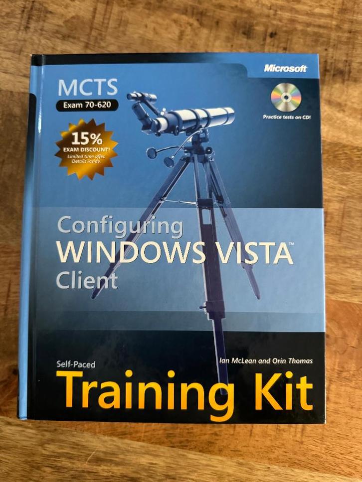 MCTS Training Kit – Configuring Windows Vista Client, Boeken, Informatica en Computer, Nieuw, Ophalen of Verzenden