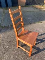 Setje 13 ikea houten stoelen opknappers, Ophalen, Gebruikt, Bruin, Vijf, Zes of meer stoelen