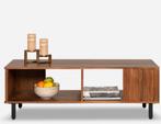 Japandi Salontafel Mango Hout mangohout bruin, Huis en Inrichting, Kasten | Televisiemeubels, Ophalen, Japandi, Nieuw, 50 tot 100 cm