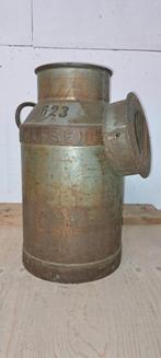 Stalen melkbus 30L met deksel, Antiek en Kunst, Antiek | Koper en Brons, Ophalen
