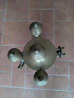 Koperen Haardstel 5-delig, Huis en Inrichting, Haarden, Ophalen of Verzenden, Gebruikt, Houthaard