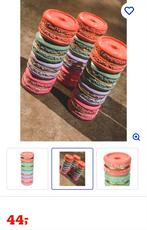 Kandelaar Macaron met kaars, Verzenden, Nieuw, Overige materialen, Minder dan 25 cm