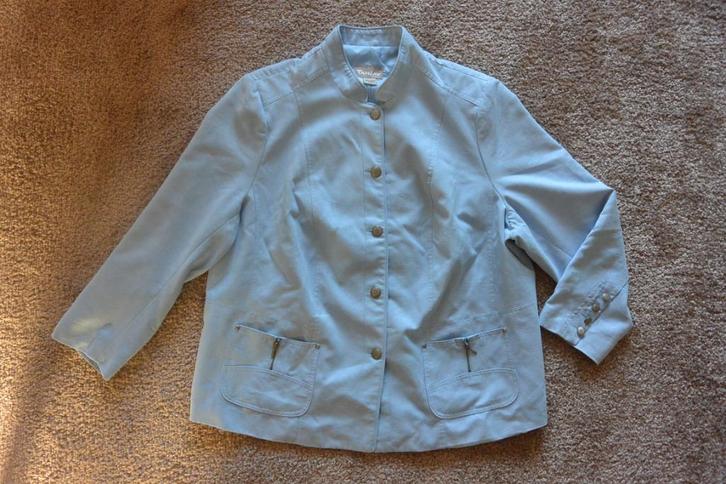 Tanjay dames jasje 50/52 licht blauw zga nieuw, Kleding | Dames, Grote Maten, Zo goed als nieuw, Jasje of Colbert, Blauw, Ophalen of Verzenden