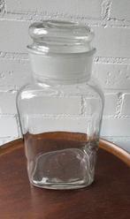 Vintage grote apothekers pot 30 cm hoog!!, Ophalen of Verzenden, Gebruikt, Glas, Pot, Bus of Blik