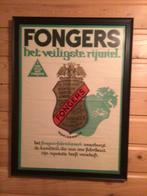 Origineel FONGERS affiche uit de jaren 1930, Verzamelen, Ophalen of Verzenden, Zo goed als nieuw, Reclamebord