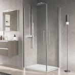 Novellini Douchewand Young 80x80 MAtzwart, Ophalen, Nieuw, Glas, Douche