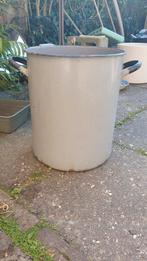 Geëmailleerde emmer /hoge pot / pan, Ophalen, Rond, Minder dan 60 cm, Minder dan 30 cm