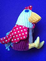 LES DEGLINGOS ORIGINAL Knuffel HAAN. 25 CM ZITTEND **Nieuw**, Ophalen of Verzenden, Nieuw, Overige typen