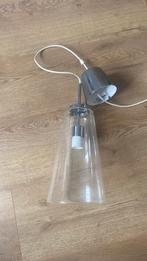 Ikea glazen hanglamp in prima staat, Huis en Inrichting, Lampen | Plafondlampen, Ophalen of Verzenden, Zo goed als nieuw