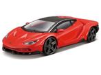 Bburago	Lamborghini Centenario rood Street Fire 1/43 1:43, Ophalen of Verzenden, Nieuw, Auto, Overige merken