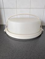 Tupperware taartdoos, Huis en Inrichting, Ophalen, Gebruikt, Crème, Overige typen