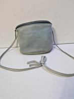 Fred de la Bretoniere Lichtblauwe Leren Tas, Ophalen of Verzenden, Gebruikt, Blauw, Schoudertasje