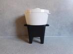Fondueset Ovenschaal Cheese Baker 8x14 cm. 500 ml. Wit Boska, Ophalen of Verzenden, Zo goed als nieuw, Waxinelicht, Fondueset