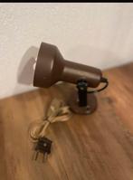 Vintage Bruine Wandlamp, Ophalen of Verzenden, Gebruikt, Metaal