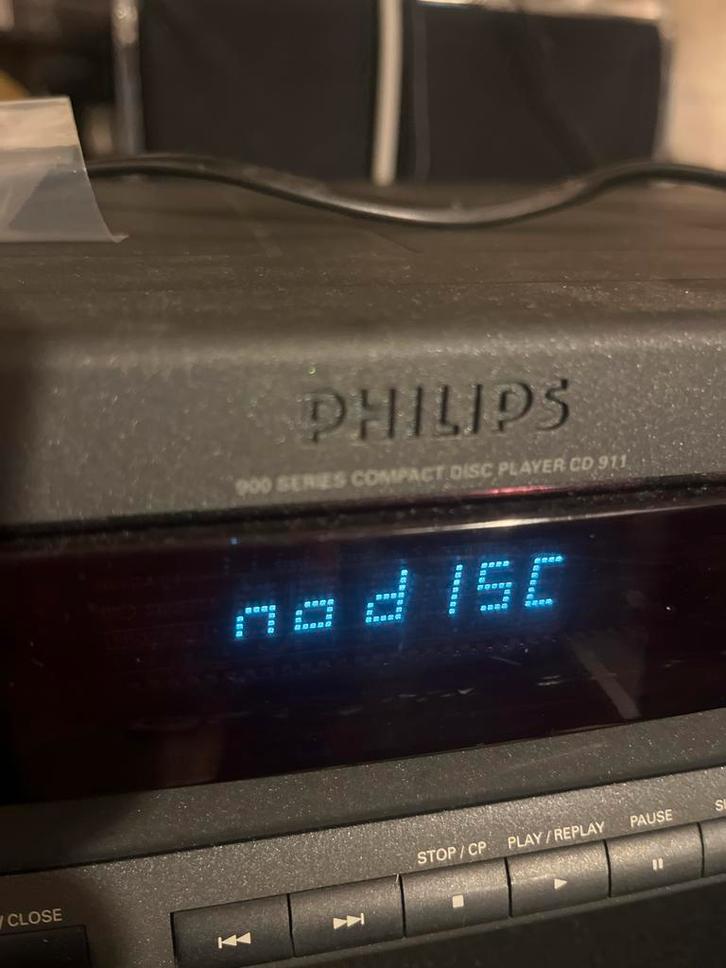 Philips CD 911 CD-speler,  nieuwe snaar,vaste prijs, Audio, Tv en Foto, Cd-spelers, Gebruikt, Philips, Ophalen of Verzenden
