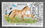 MONGOLIË - paarden 1986, Verzenden, Gestempeld, Centraal-Azië