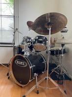 Compleet Mapex Drumstel met Cymbals + Dempers – Instapklaar, Ophalen, Gebruikt, Overige merken
