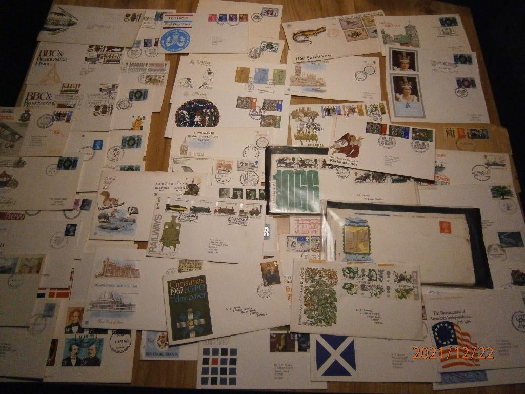 FDC collectie /verzameling eerstedagenveloppen, Ophalen of Verzenden, Beschreven, Nederland