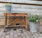 Oud schilders bankje / Industrieel sitetable / werkbankje, Ophalen