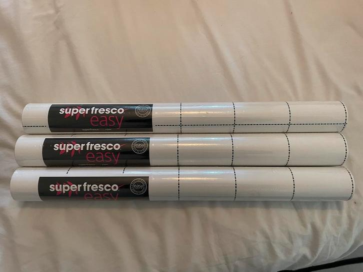 Superfresco Easy Behang - 3 Rollen, Huis en Inrichting, Stoffering | Behang, Wit, 10 tot 25 m², Ophalen