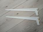 2 x metalen Element system plankendragers 50cm, Ophalen of Verzenden, Gebruikt