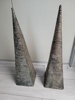 Glitter kerstboompjes in vorm kegel( 2x), Diversen, Kerst, Ophalen, Zo goed als nieuw