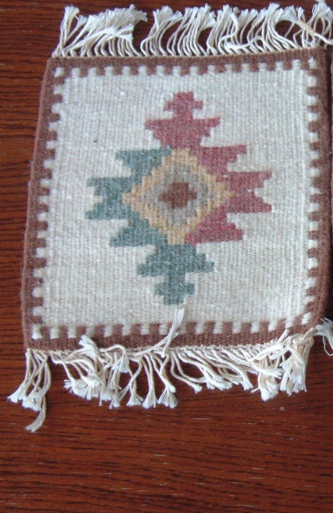 vintage wollen kleed kelim wrs. zuid Amerika of Poland nr,1, Verzamelen, Overige Verzamelen, Zo goed als nieuw, Ophalen of Verzenden