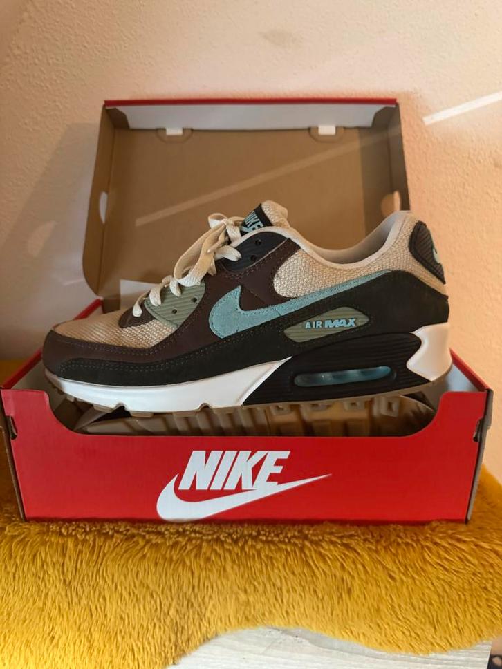 Nike Air Max 90 - Maat 45 rattan, Kleding | Heren, Schoenen, Zo goed als nieuw, Sneakers of Gympen, Bruin, Ophalen of Verzenden