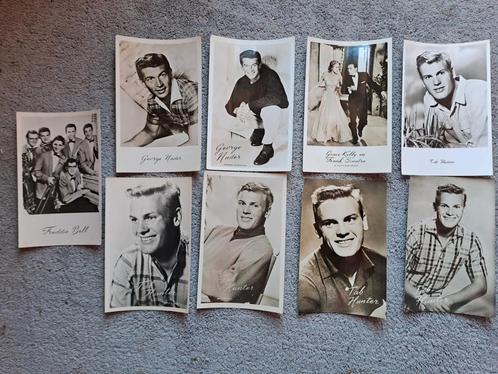 Freddie Bell George Nader Tab Hunter Grace Kelly met Frank S, Verzamelen, Film en Tv, Gebruikt, Foto of Kaart, Ophalen of Verzenden