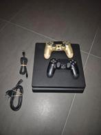 Ps4 slim 500gb, Spelcomputers en Games, Spelcomputers | Sony PlayStation 4, Met 2 controllers, Ophalen of Verzenden, Slim, 500 GB