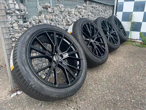 21 inch Audi E-tron Q5 velgen 5x112 A6 C8 Q3 A7 + band, Auto-onderdelen, Banden en Velgen, Banden en Velgen, Zomerbanden, 21 inch
