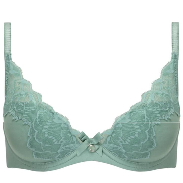 Te koop 50% korting chantelle orangerie c67620-084 plunge bh, Kleding | Dames, Ondergoed en Lingerie, BH, Groen, Verzenden